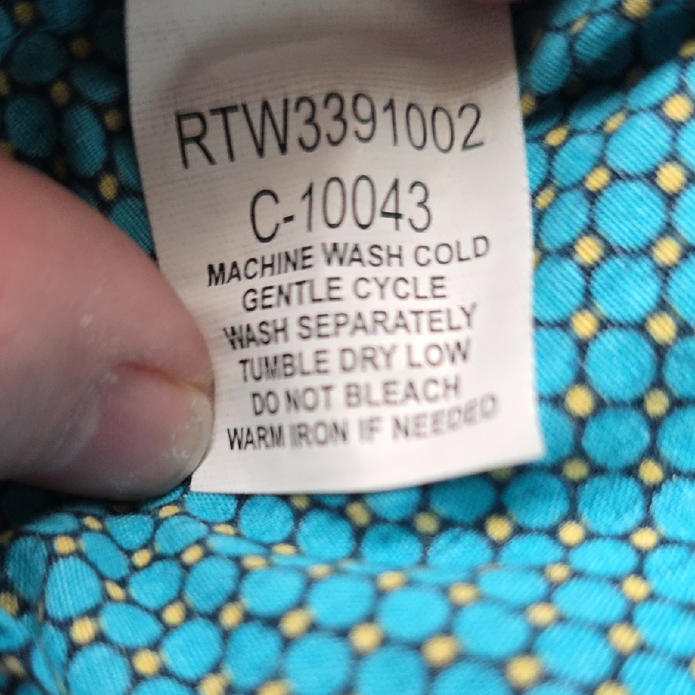 Turquoise Button-Up Shirt - Picture 2 of 5